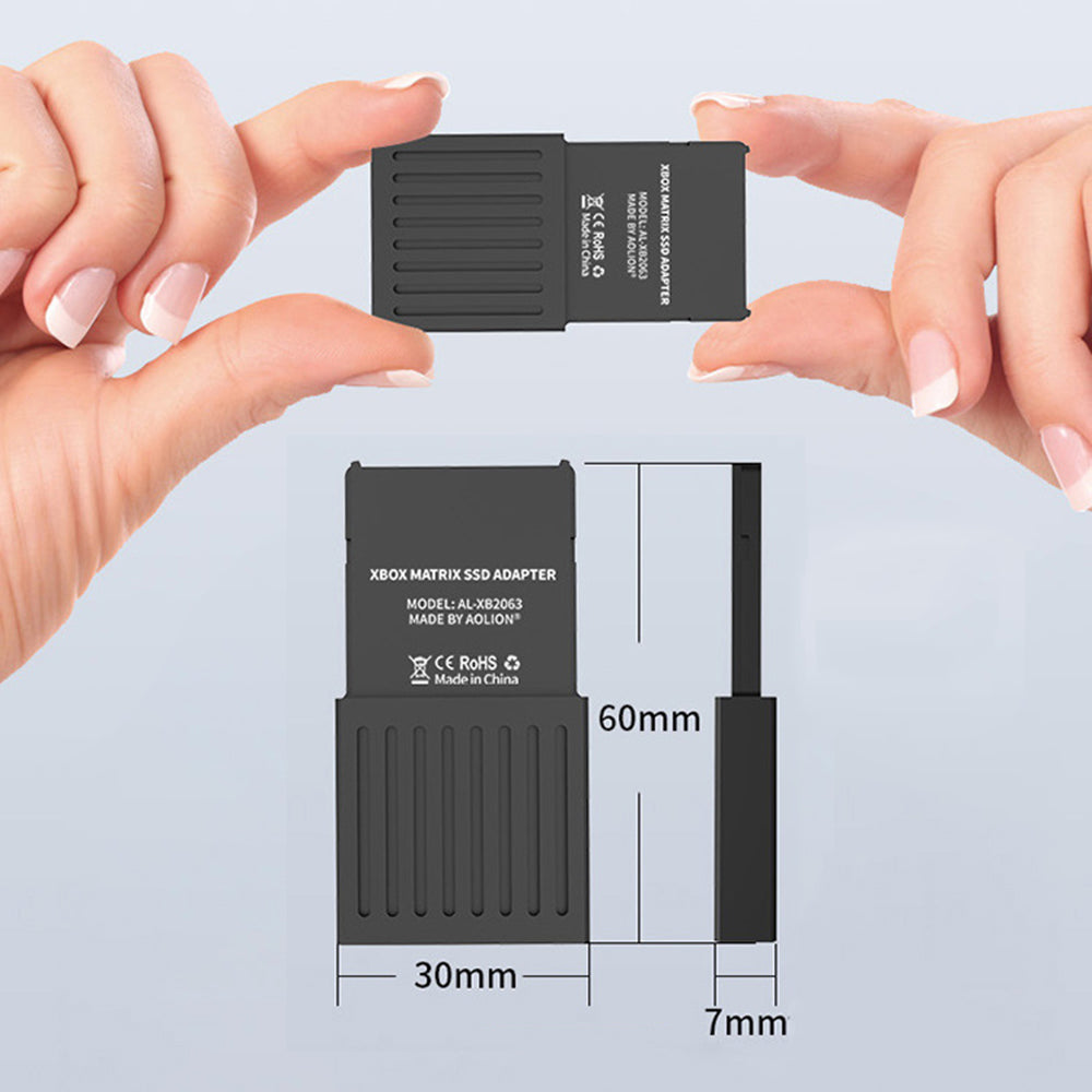 AOLION ALXB2063 For Xbox Series X / S M.2 Hard Drive SSD Storage Expansion Card External Solid State Drive Adapter AOLION ALXB2063 For Xbox Series X / S M.2 Hard Drive SSD Storage Expansion Card External Solid State Drive Adapter